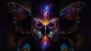 ★BE★ Abstract Color Butterfly