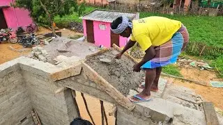 Reinforced Concrete_Rcc Design Sunshade Reinforcement Concrete with Cement Mixer|Loft Design