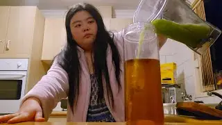 Lemon cucumber peppermint water | Drink with me