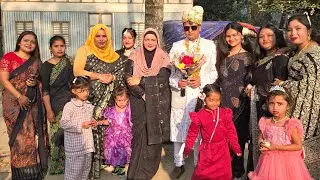 বড় ভাইয়ের বিয়েতে তিন বোনের নাচ দেখুন বড় ভাইয়ের বিয়ে নিচে গিয়ে মেতে উঠলাম#viral February 