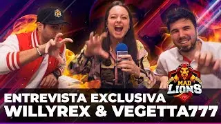 WILLYREX & VEGETTA777 en exclusiva!! DUEÑOS de MAD LIONS 🦁 