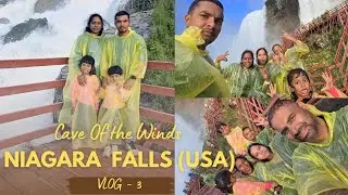 Niagara Falls lo Full Masti with Family 😍 | Cave of the Winds USA | Telangana Style Travel Vlog 🇺🇸