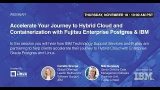 LF Live Webinar: Accelerate Your Journey to Hybrid Cloud and Containerization