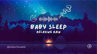 Rain Ambience 1 Hour 🌧️ Relaxing Rain on Stone for Baby Sleep, Study & Relaxation