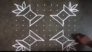 तुलसी विवाह रांगोळी 10×10 dot rangoli for Tulsi vivah 2025 | Tulsi vivah rangoli | easy tulsi rang