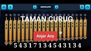 TUTORIAL ANGKLUNG - Taman Curug | Anjarany | Not Angka #tamancurug #kotasolo #didikempot