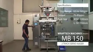 Model: MB 150 2T AFS - 2 Track Sachet Machine