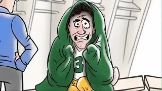ESPN Joe Montana Notre Dame's 1979 Chicken Noodle Soup Comeback - 321 Fast Draw Animation