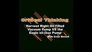 Oil Vs Oil Free Harvest Right Vacuum Pumps