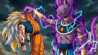Goku el saiyan de clase alta que supero a todos los mortales, pero fue destruido por el dios Bills