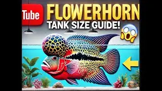 Flowerhorn के लिए सही टैंक साइज क्या है ? Best Tank Size for #Flowerhorn fish