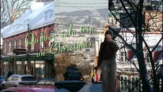 【Vlog】 Québec ひとり旅 on Christmas🎄✳︎