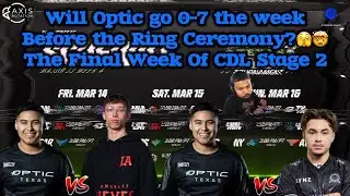 Will Optic go 0-7 Going Into Their Ring Ceremony? - CDL Stage 2 Final Week #cdl2025  #callofduty
