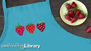Embroidering on Aprons