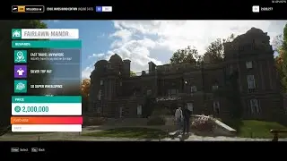 Best House of Forza Horizon 4 | Fairlawn Manor( 10 Wheel Spins+ Fast travel)