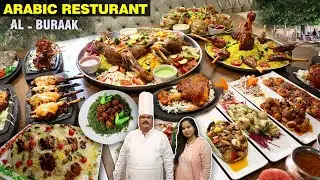 Best Arabic Restaurant in Mumbai | THE BIGGEST ARABIAN DASTARKHWAN WITH 50+ DISHES by Al Buraak