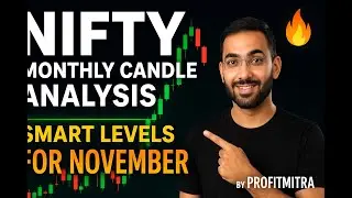 Nifty Monthly Candle Analysis | Smart Levels for November 2025 🔥 | ProfitMitra Insights