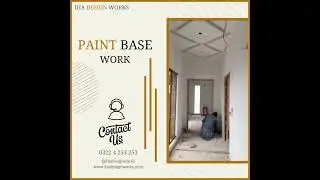 Paint Work at construction site in DHA Lahore