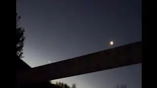 Planet Alignment June 24, 2022 (cool capture against a straight edge)