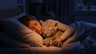A Cub Snuck Into the Human Dorm — Cuddled Beside Her Pillow