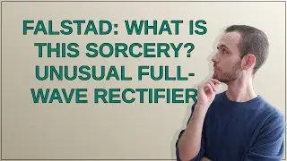 Electronics: Falstad: what is this sorcery? Unusual full-wave rectifier