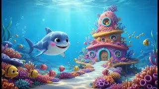 Baby Shark Goes to Ocean School Song for Kids | Learning Song, Ocean Adventure, Nursery Rhymes