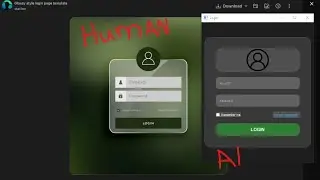 Vibe coding with AI using Python create a login window GUI // no-code