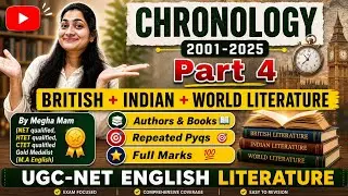 Important Books & Authors Part -4 | UGC NET English PYQs |  by Megha Mam