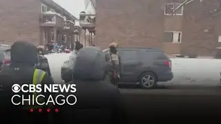 Chemical irritants dispersed by federal agents in Elgin, Illinois
