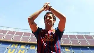 FC Barcelona - El primer partido de Cesc en el Camp Nou