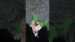 India Me Kitne Muslims Hai? 🇮🇳 | Religion Population Map Animation 🕌