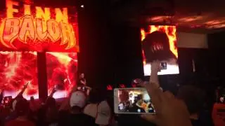 Tyler Breeze vs Finn Balor NXT tournament entrances from WM Axxess 3/26/15