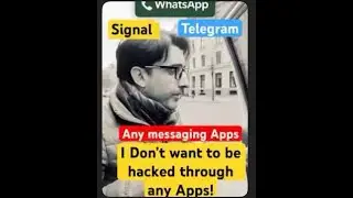 Live streaming of How to be safe? I don&rsquo;t want to be hacked through any messaging Apps. #livevideo