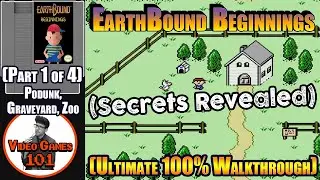 EarthBound Beginnings Walkthrough | Part 1 of 4 | Podunk, Graveyard, Zoo | Video Games 101