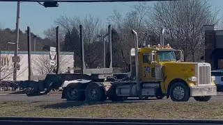 Truck Spotting SpringCity, TN with logging trucks dump trucks and Jake brakes