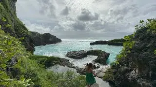 Explore Niue island- Limu pool sea track
