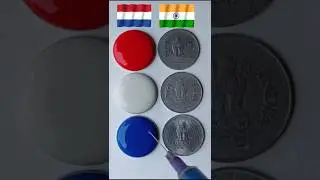 water drop art | india 🇮🇳 flag painting 🎨 on water 💦 drops #shorts #art #drop #trending #india