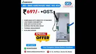 🔋 JBD BMS Hardware NMC 16S 40A 🔧 #arbaccessories #JBDBMS #NMC16S40A #BatteryManagementSystem