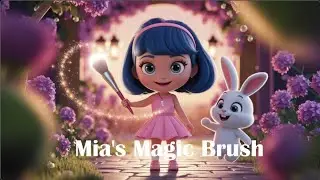 🌈 Mia&rsquo;s Magical Paintbrush Adventure! | Animated Story for Kids