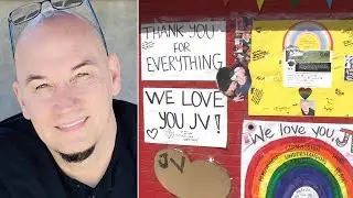 Memorial grows outside Bay Area radio station as fans, colleagues remember late DJ 'JV'