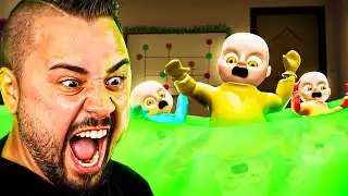 DRILLINGE FLUTEN mein HAUS mit SCHLEIM-MOD!😂 (The Baby in Yellow Mods)