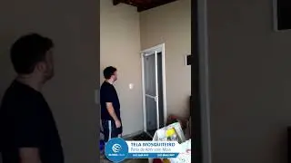 Porta Mosquiteiro de Abrir com Mola