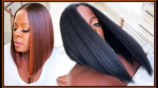 $27!?!? || YES Please! || Kinky Straight Blunt Cut Bob(2 Colors!) || Wigs2WaistLength