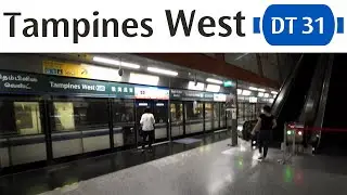 DT31 Tampines West MRT Station: Platforms to Exit A | Downtown Line