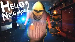 WHAT HAPPENED TO THE NEIGHBOR?! (super creeped out..) | Hello Neighbor 2 #1 [Minigame] Nightshift