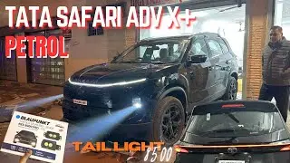 Tata Safari Adventure X+ Petrol Modified🔥 Genuine tail light & DRL | 8500 only