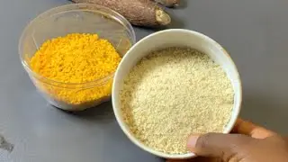 HOW TO MAKE GARRI | YELLOW GARRI & WHITE GARRI