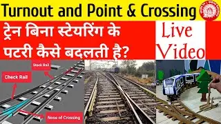 Point and Crossing | Turnout | Train Track Changing System | Rail Info | #JEPway Model paper #switch