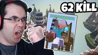 62 Kill! KIRK KİŞİYE KARŞI TEK KALDIM! TARİHİ BİR MA&Ccedil;! | Minecraft Egg Wars