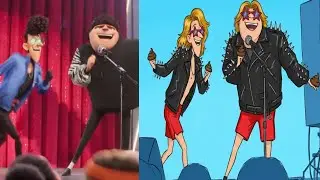 Despicable Me_ song  jail song, funny art meme  p-1 😆 